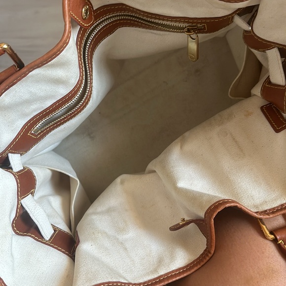 Tisse sac rayure Louis Vuitton Limited édition - Picture 9 of 13